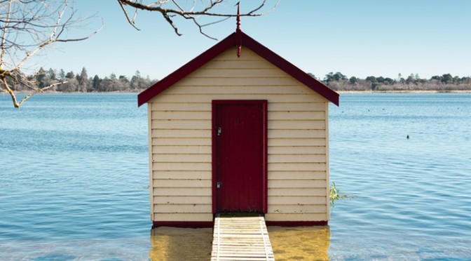 white-and-red-shed